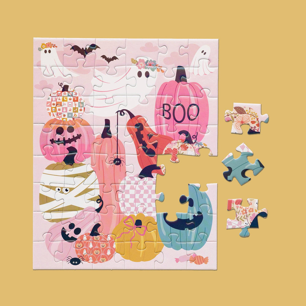 Pumpkin Party 48 Piece Jigsaw Puzzle | WerkShoppe - Jigsaw Puzzle - The Puzzle Center