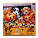 Puppies And Jacks 500 Piece Jigsaw Puzzle | SunsOut - Jigsaw Puzzles - The Puzzle Center