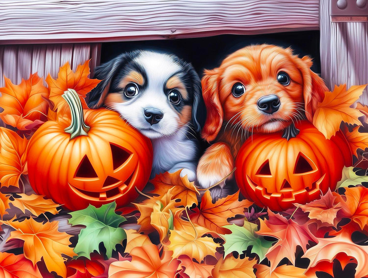 Puppies And Jacks 500 Piece Jigsaw Puzzle | SunsOut