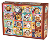 Puppy Lattes 275 Easy Handling Piece Jigsaw Puzzle | Cobble Hill - Jigsaw Puzzles - The Puzzle Center