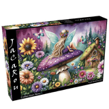 Purple Mushroom Rest 1000 Piece Jigsaw Puzzle by JaCaRou Puzzles - Jigsaw Puzzles - The Puzzle Center