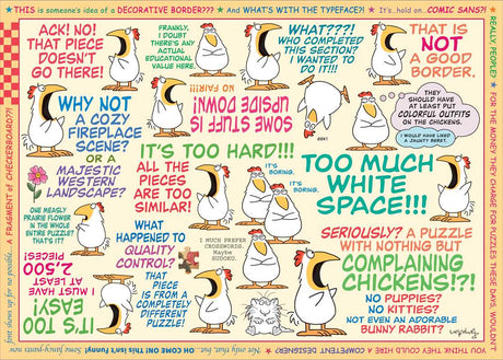 Puzzle Complaints by Sandra Boynton – 500 Piece Jigsaw Puzzle - Sandra Boynton - Jigsaw Puzzles - The Puzzle Center - 