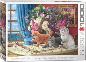 Puzzling Cats by Image World 1000 Piece Jigsaw Puzzle by Eurographics - Eurographics - Jigsaw Puzzles - The Puzzle Center