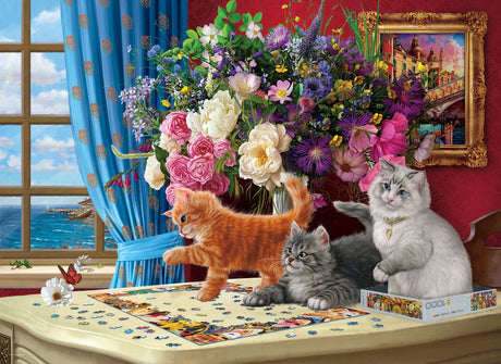 Puzzling Cats by Image World 1000 Piece Jigsaw Puzzle by Eurographics - Eurographics - Jigsaw Puzzles - The Puzzle Center