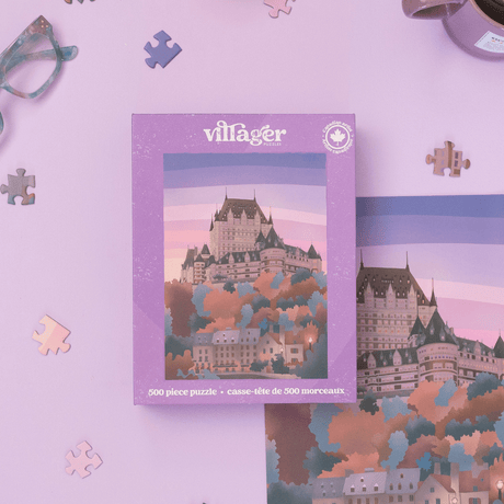 Quebec City 500 Piece JIgsaw Puzzle | Villager - Jigsaw Puzzle - The Puzzle Center