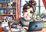 Quiet Planning Time 1000 Piece Jigsaw Puzzle | Delfy Puzzles - Jigsaw Puzzles - The Puzzle Center