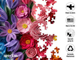 Quilled Flower Garden500 Piece Jigsaw Puzzle | Springbok Puzzles