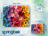 Quilled Flower Garden500 Piece Jigsaw Puzzle | Springbok Puzzles
