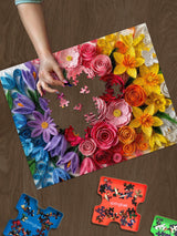Quilled Flower Garden500 Piece Jigsaw Puzzle | Springbok Puzzles - Jigsaw Puzzles - The Puzzle Center