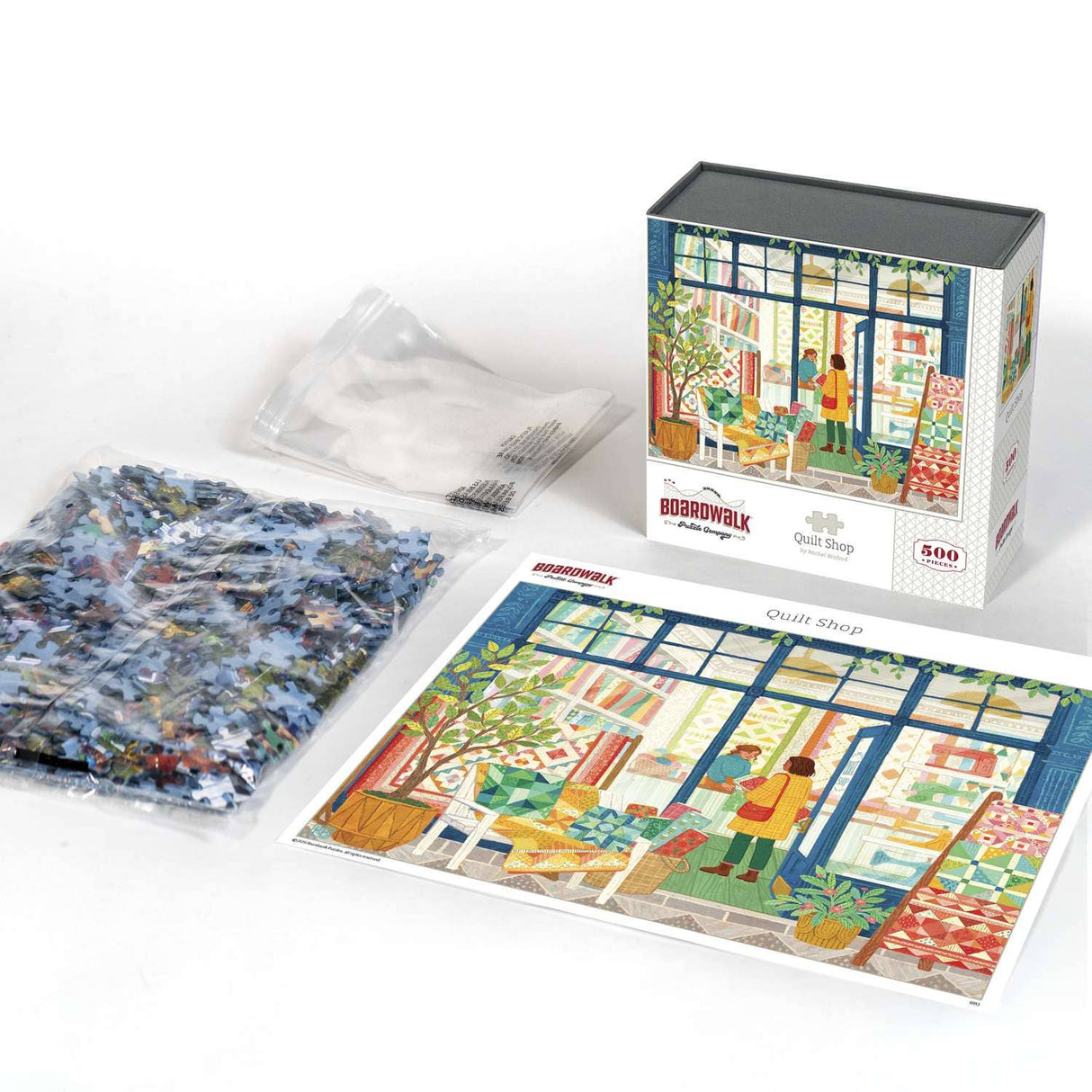 Quilt Shop 500 Piece Jigsaw Puzzle | Boardwalk - Jigsaw Puzzle - The Puzzle Center