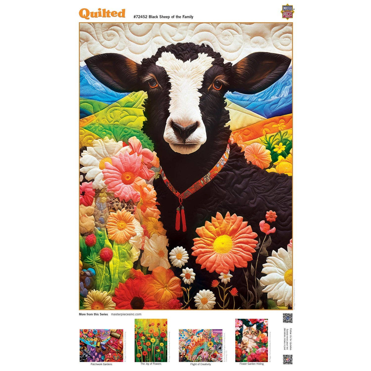 Quilted - Black Sheep of the Family 1000 Piece Puzzle | Masterpieces Puzzles - Jigsaw Puzzles - The Puzzle Center