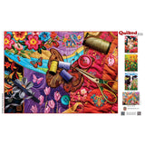 Quilted - Patchwork Gardens 1000 Piece Puzzle | Masterpieces Puzzles - Jigsaw Puzzles - The Puzzle Center