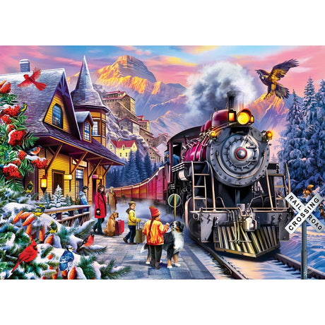 Railways - Alpine Journey 1000 Piece Jigsaw Puzzle | Masterpieces Puzzles - Jigsaw Puzzles - The Puzzle Center