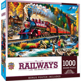 Railways - Fall Passage 1000 Piece Jigsaw Puzzle by Masterpieces Puzzles - Masterpieces Puzzles - Jigsaw Puzzles - The Puzzle Center