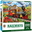 Railways Frontier Rails 1000 Piece Jigsaw Puzzle by Masterpieces - Masterpieces Puzzles - Jigsaw Puzzles - The Puzzle Center