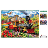 Railways Frontier Rails 1000 Piece Jigsaw Puzzle by Masterpieces - Masterpieces Puzzles - Jigsaw Puzzles - The Puzzle Center