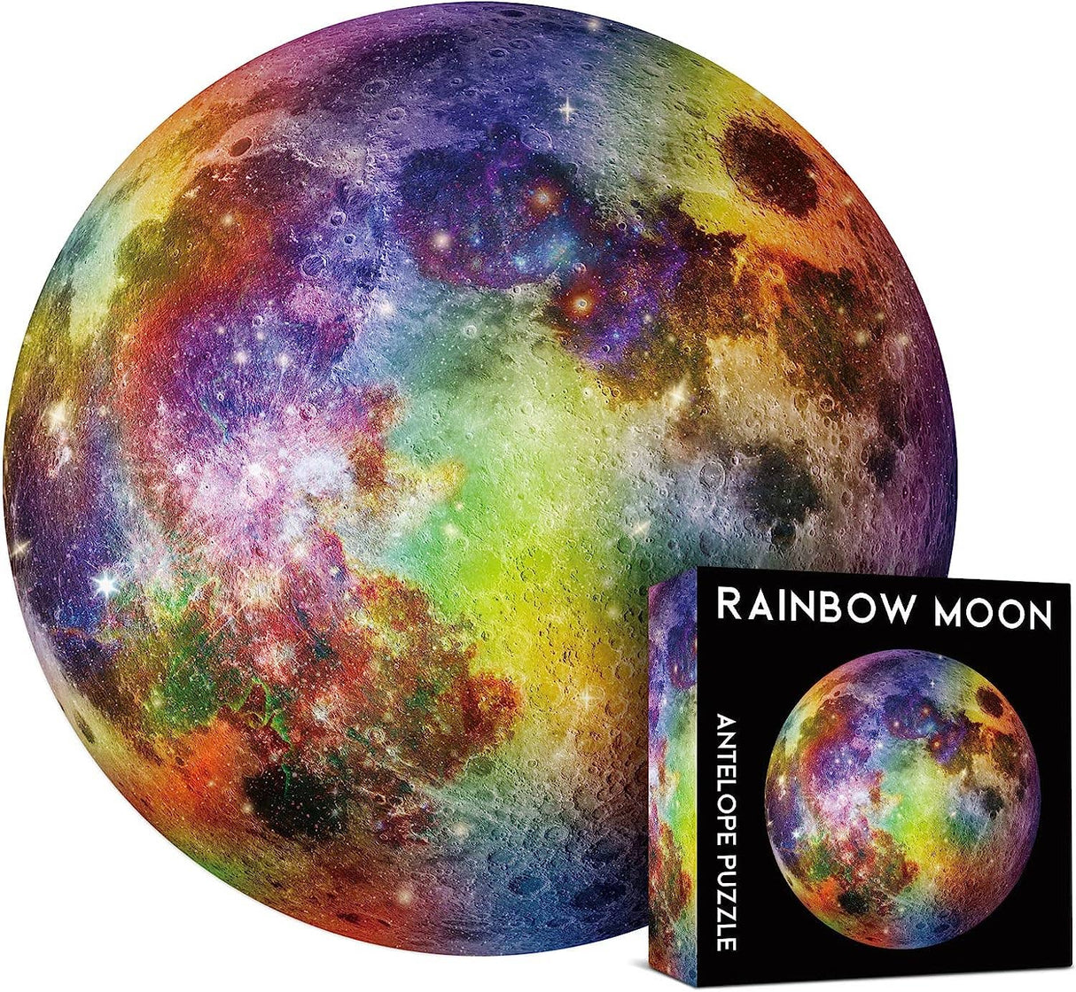 Rainbow Moon 1000 Piece Jigsaw Puzzle | Antelope - Jigsaw Puzzles - The Puzzle Center