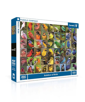 Rainbow of Birds 1000 Piece Jigsaw Puzzle | New York Puzzle Company - Jigsaw Puzzles - The Puzzle Center