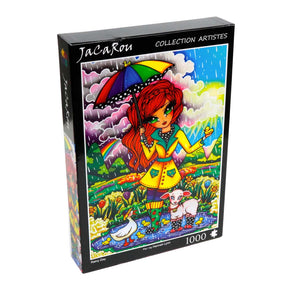 Rainy Day 1000 Piece Jigsaw Puzzle by JaCaRou Puzzles - JaCaRou Puzzles Inc. - Jigsaw Puzzles - The Puzzle Center - 