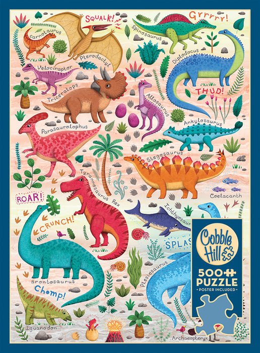Rawr! 500 Piece Jigsaw Puzzle | Cobble Hill - Jigsaw Puzzles - The Puzzle Center