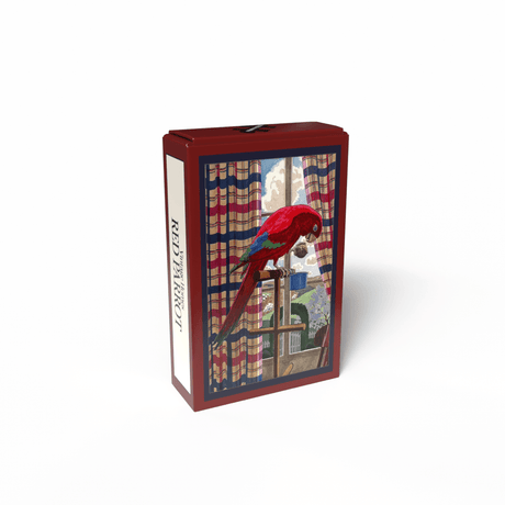 Red Parrot 99 Piece Jigsaw Puzzle | Penny Puzzle - Jigsaw Puzzles - The Puzzle Center