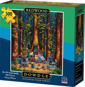 Redwood National Park 500 Piece Jigsaw Puzzle by Dowdle - Dowdle - Jigsaw Puzzles - The Puzzle Center