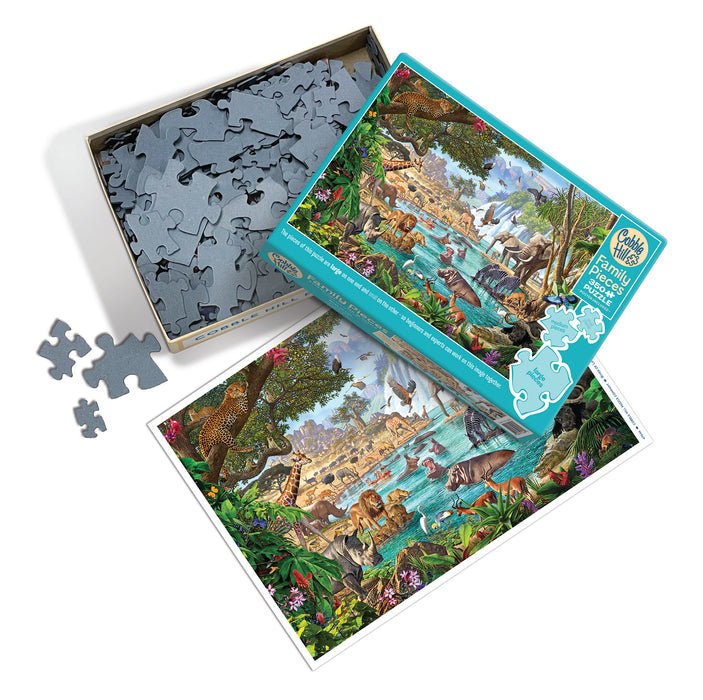 River of Life 350 Piece Family Jigsaw Puzzle | Cobble Hill - Jigsaw Puzzles - The Puzzle Center