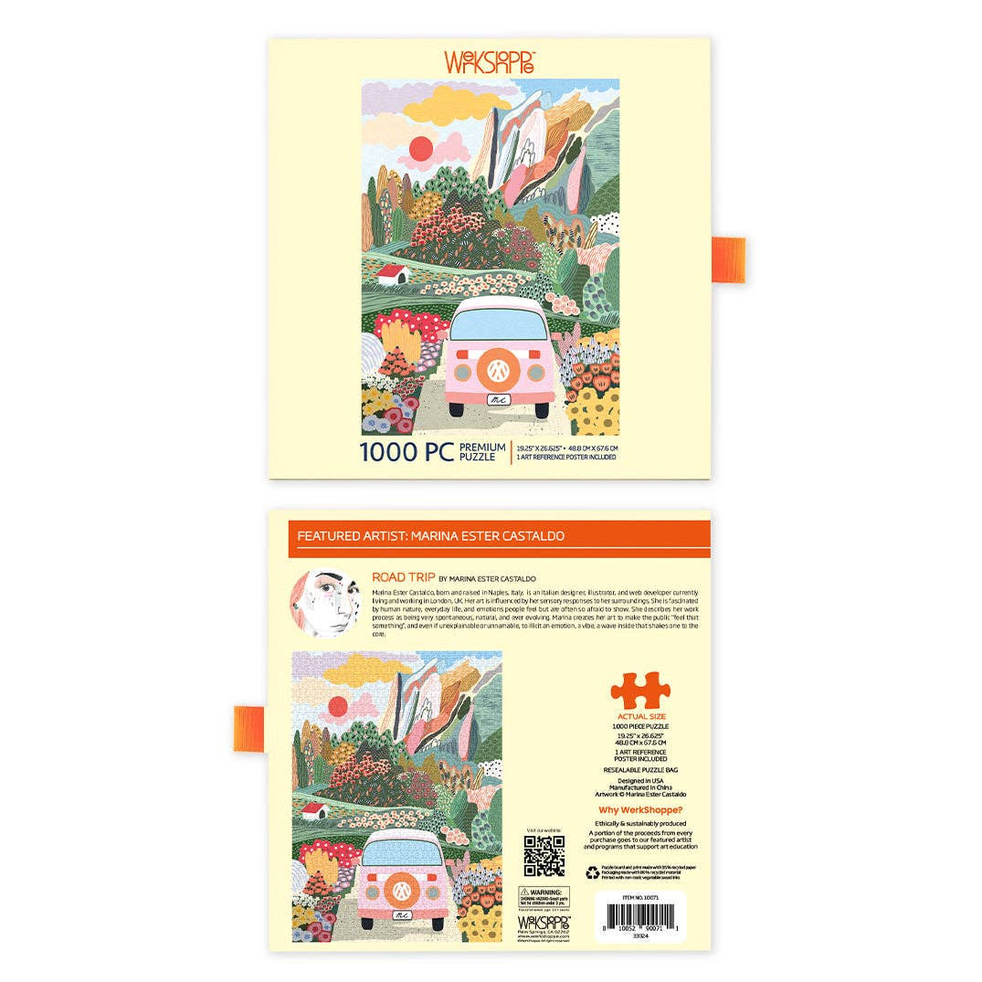 Road Trip 1000 Piece Jigsaw Puzzle | WerkShoppe - Jigsaw Puzzles - The Puzzle Center
