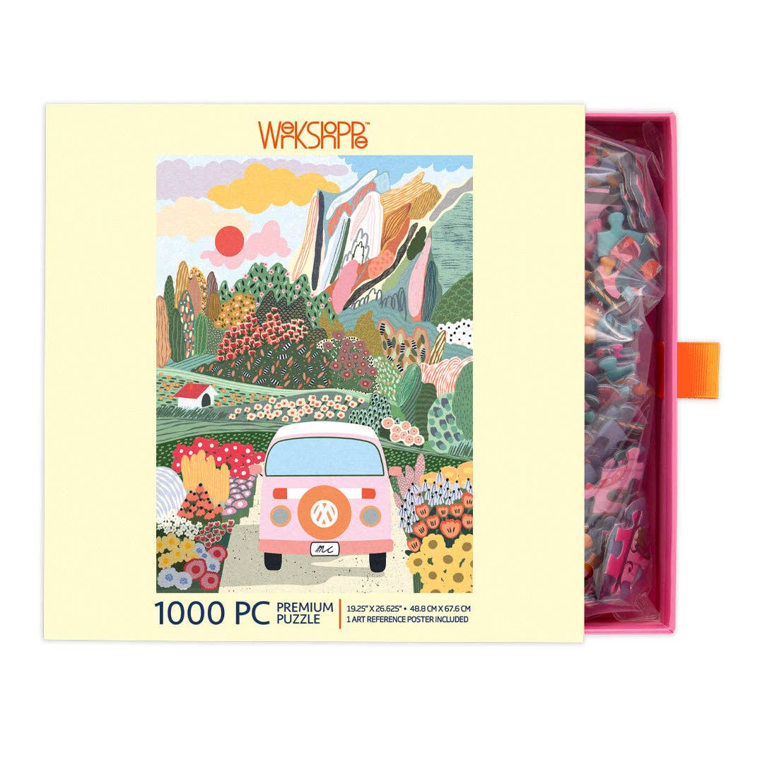Road Trip 1000 Piece Jigsaw Puzzle | WerkShoppe - Jigsaw Puzzles - The Puzzle Center