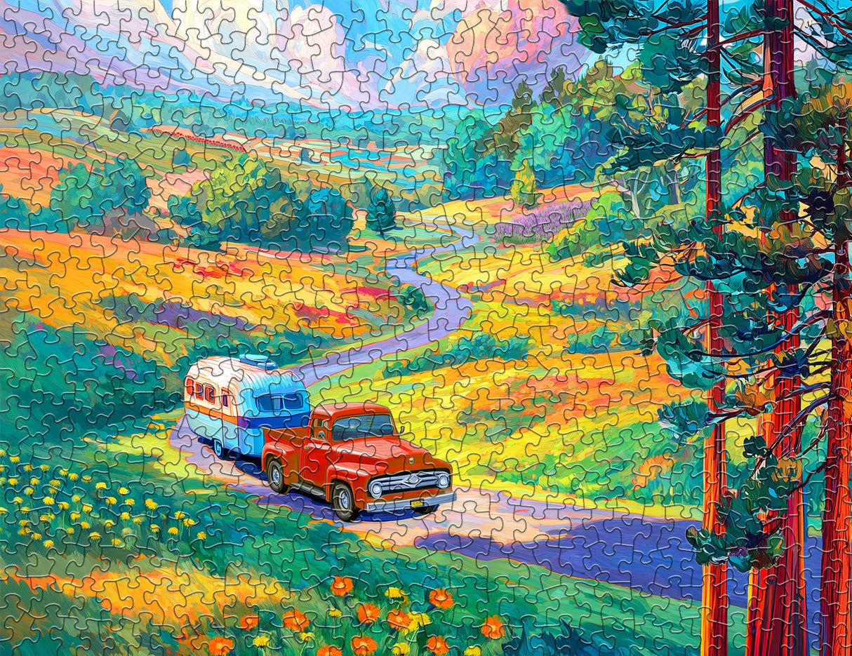 Road Trip 500 Piece Jigsaw Puzzle | Springbok Puzzles