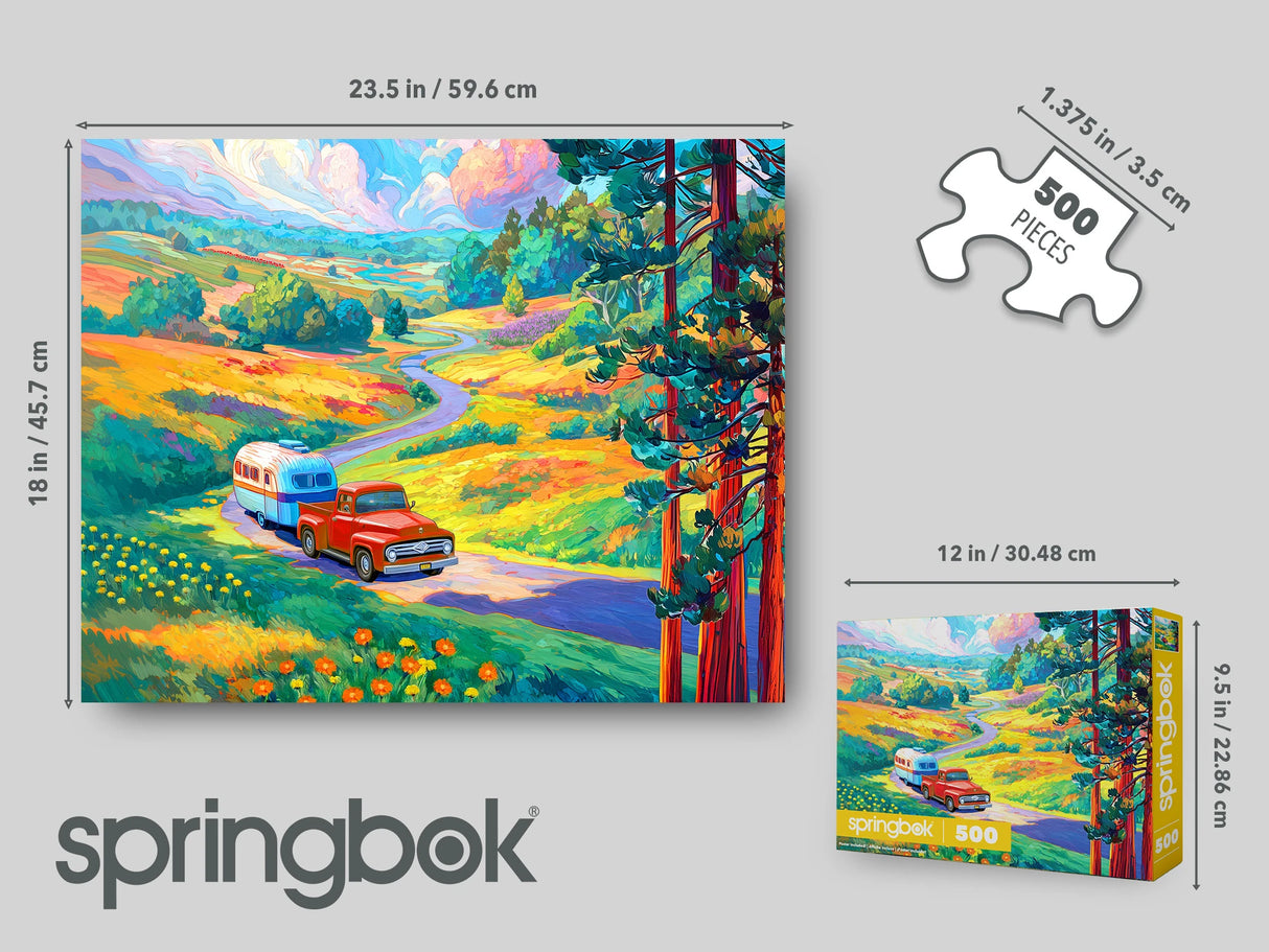 Road Trip 500 Piece Jigsaw Puzzle | Springbok Puzzles