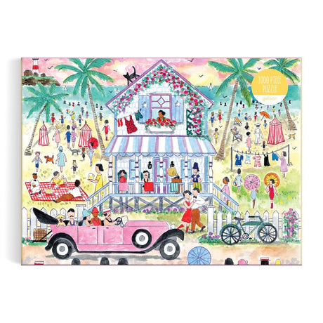 Roaring 20s Beach House 1000 Piece Jigsaw Puzzle | Galison - Jigsaw Puzzles - The Puzzle Center