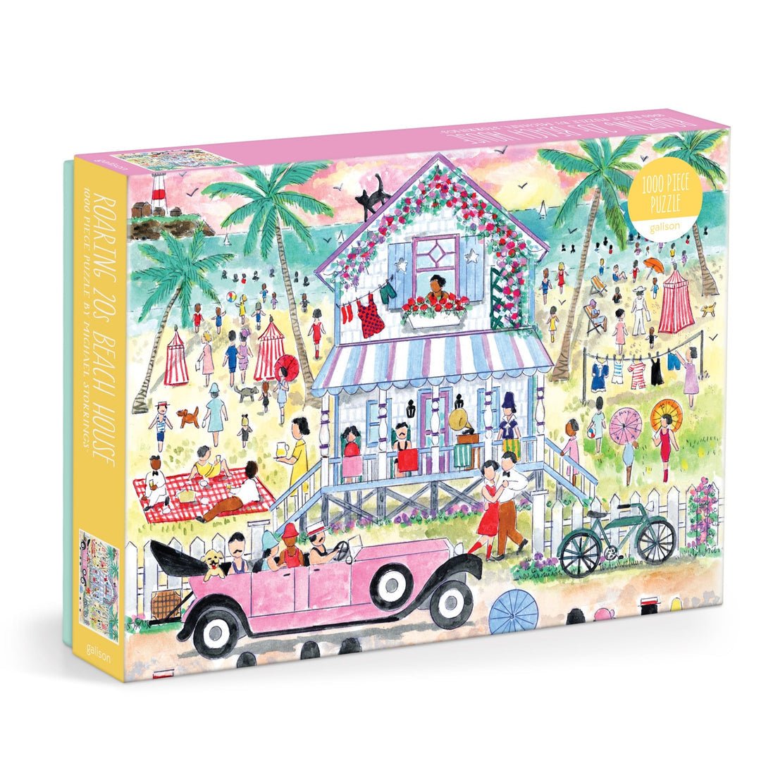 Roaring 20s Beach House 1000 Piece Jigsaw Puzzle | Galison - Jigsaw Puzzles - The Puzzle Center