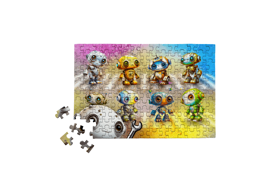 Robots 150 Piece Mini Jigsaw Puzzle | MicroPuzzles - Mini Jigsaw Puzzles - The Puzzle Center