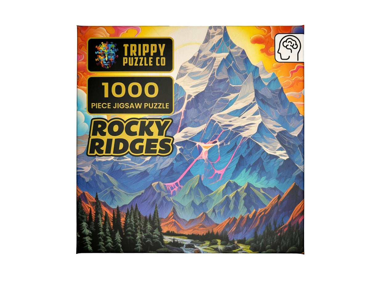 Rocky Ridges 1000 Piece Jigsaw Puzzle | Trippy Puzzle Co - Jigsaw Puzzles - The Puzzle Center