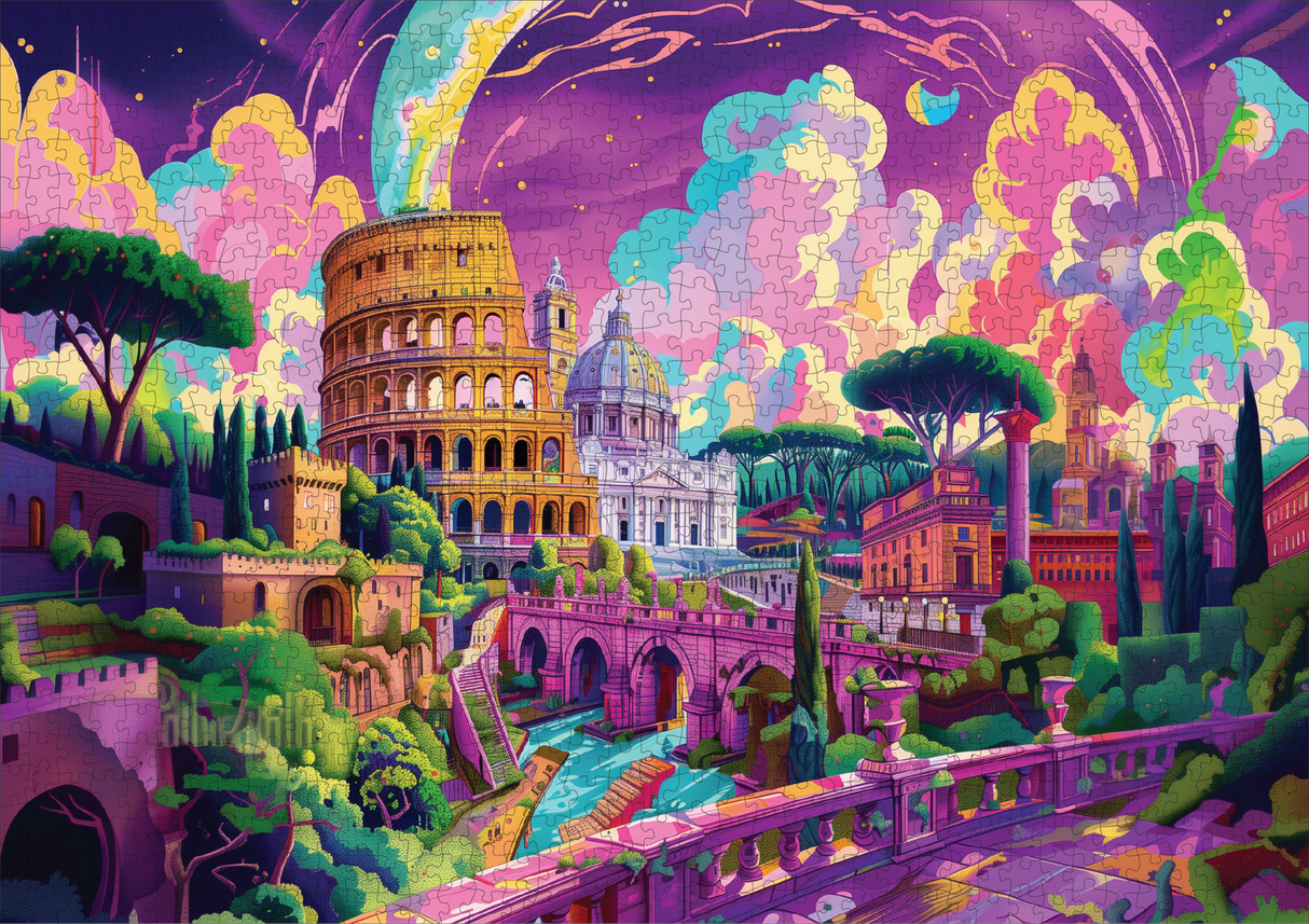 Roman Riddle 1000 Piece Jigsaw Puzzle | Trippy Puzzle Co - Jigsaw Puzzles - The Puzzle Center
