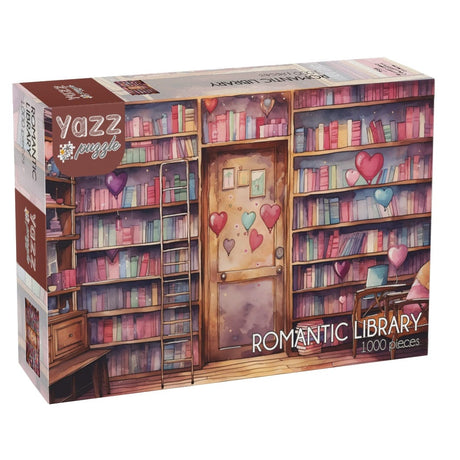 Romantic Library 1000 Piece Jigsaw Puzzle | Yazz - Jigsaw Puzzles - The Puzzle Center