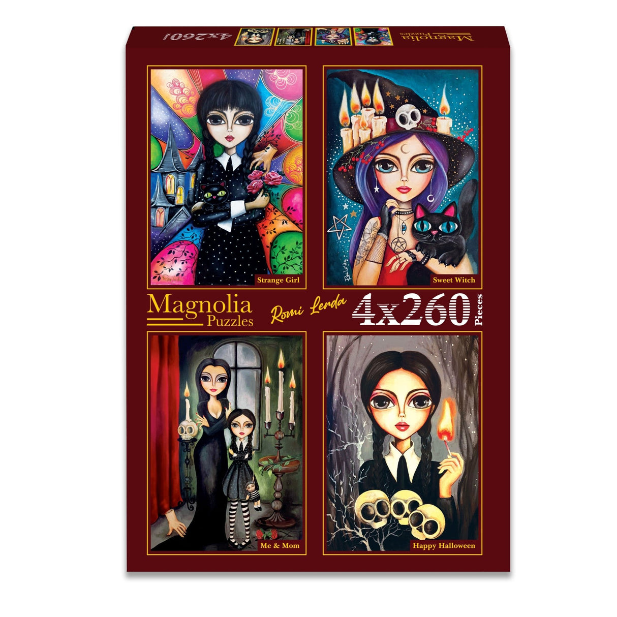 Romi Lerda (1) 4 x 260 Pieces Jigsaw Puzzles | Magnolia - Jigsaw Puzzles - The Puzzle Center