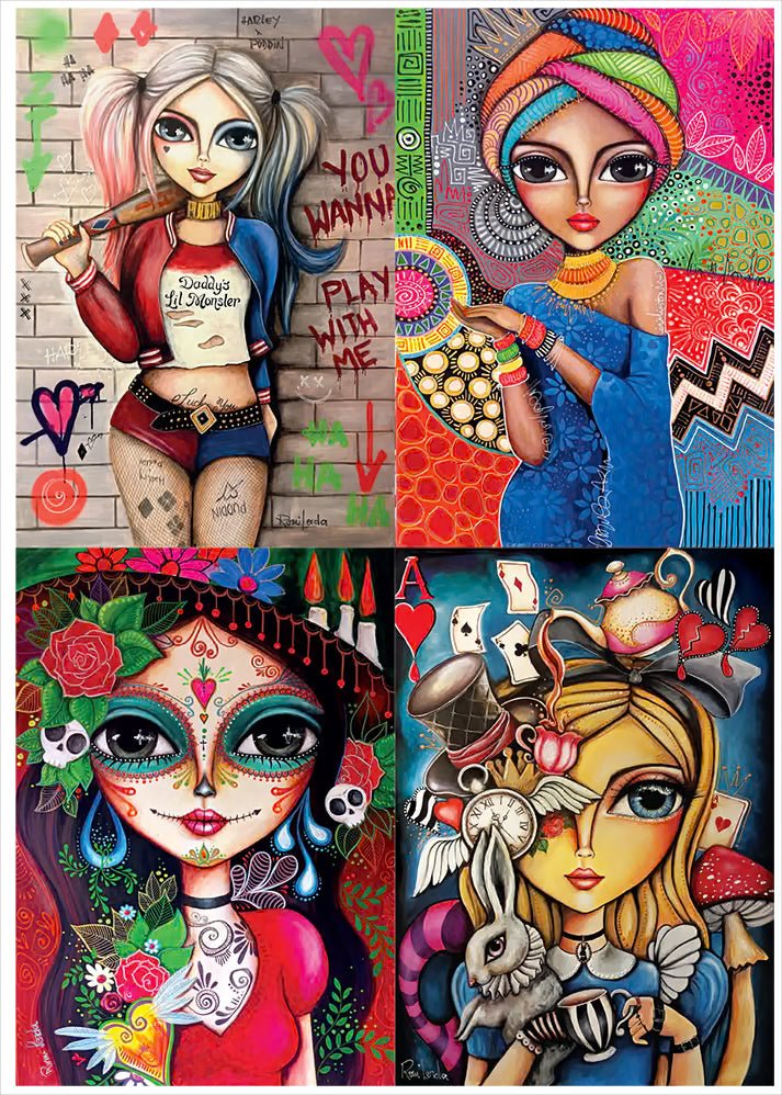 Romi Lerda (2) 4 x 260 Pieces Jigsaw Puzzles | Magnolia - Jigsaw Puzzles - The Puzzle Center