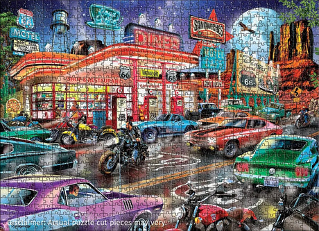 Route 66 Diner 1000 Piece Jigsaw Puzzle | Eurographics - Jigsaw Puzzles - The Puzzle Center