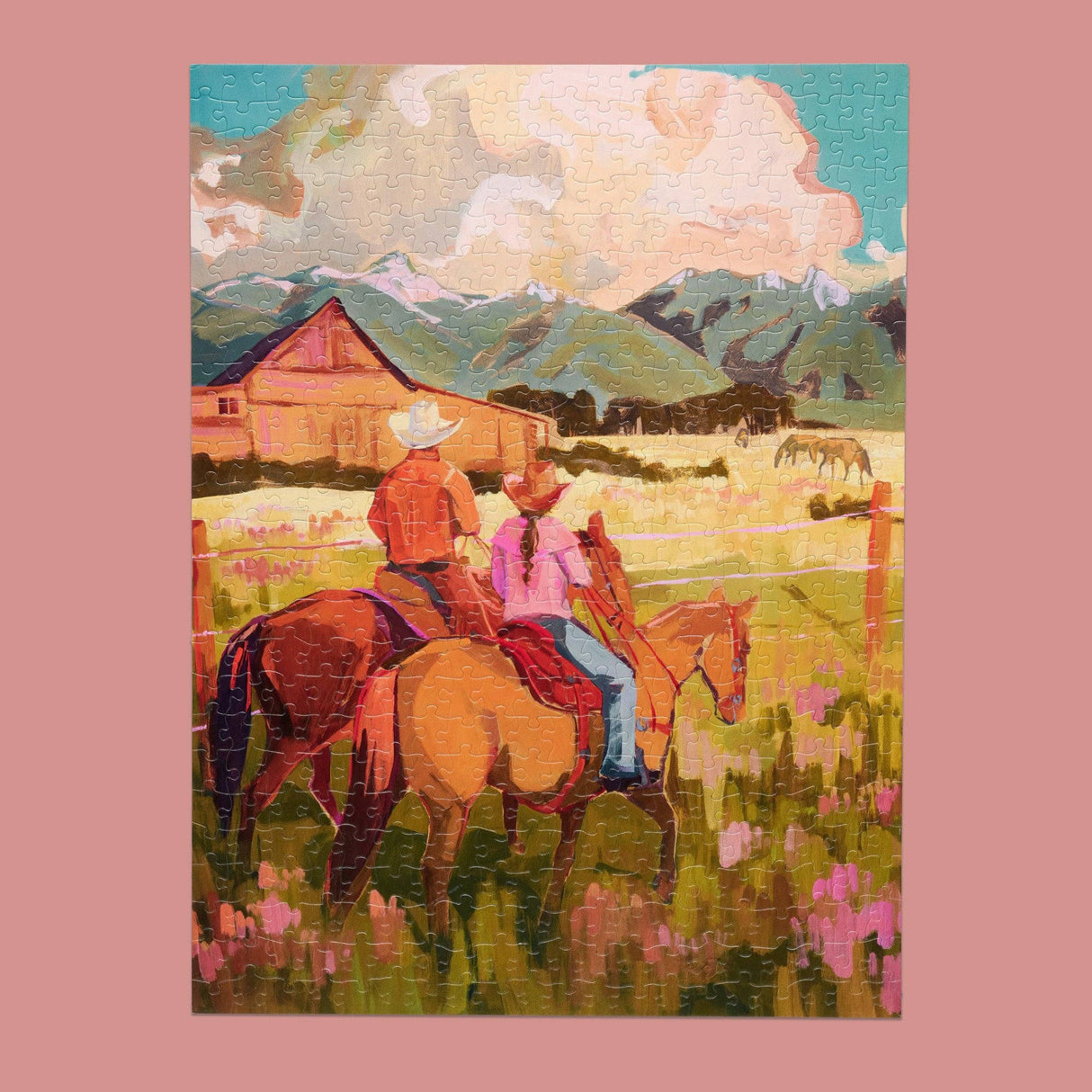 Saddle Up 500 Piece Jigsaw Puzzle | WerkShoppe - Jigsaw Puzzle - The Puzzle Center