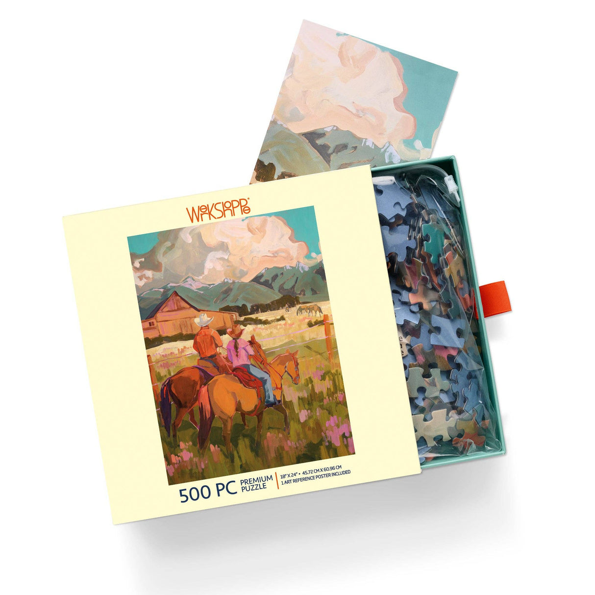 Saddle Up 500 Piece Jigsaw Puzzle | WerkShoppe - Jigsaw Puzzle - The Puzzle Center