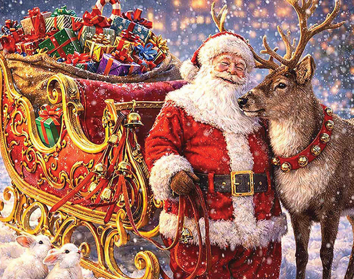 Santa's Send-Off 1000 Piece Jigsaw Puzzle | Springbok Puzzles