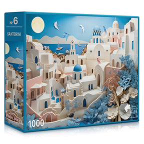 Santorini 1000 Piece Jigsaw Puzzle | Final Piece Puzzles - Jigsaw Puzzles - The Puzzle Center