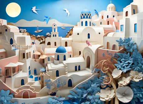 Santorini 1000 Piece Jigsaw Puzzle | Final Piece Puzzles - Jigsaw Puzzles - The Puzzle Center