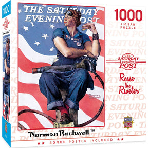 Saturday Evening Post - Rosie the Riveter 1000 Piece Puzzle by Masterpieces Puzzles - Masterpieces Puzzles - Jigsaw Puzzles - The Puzzle Center