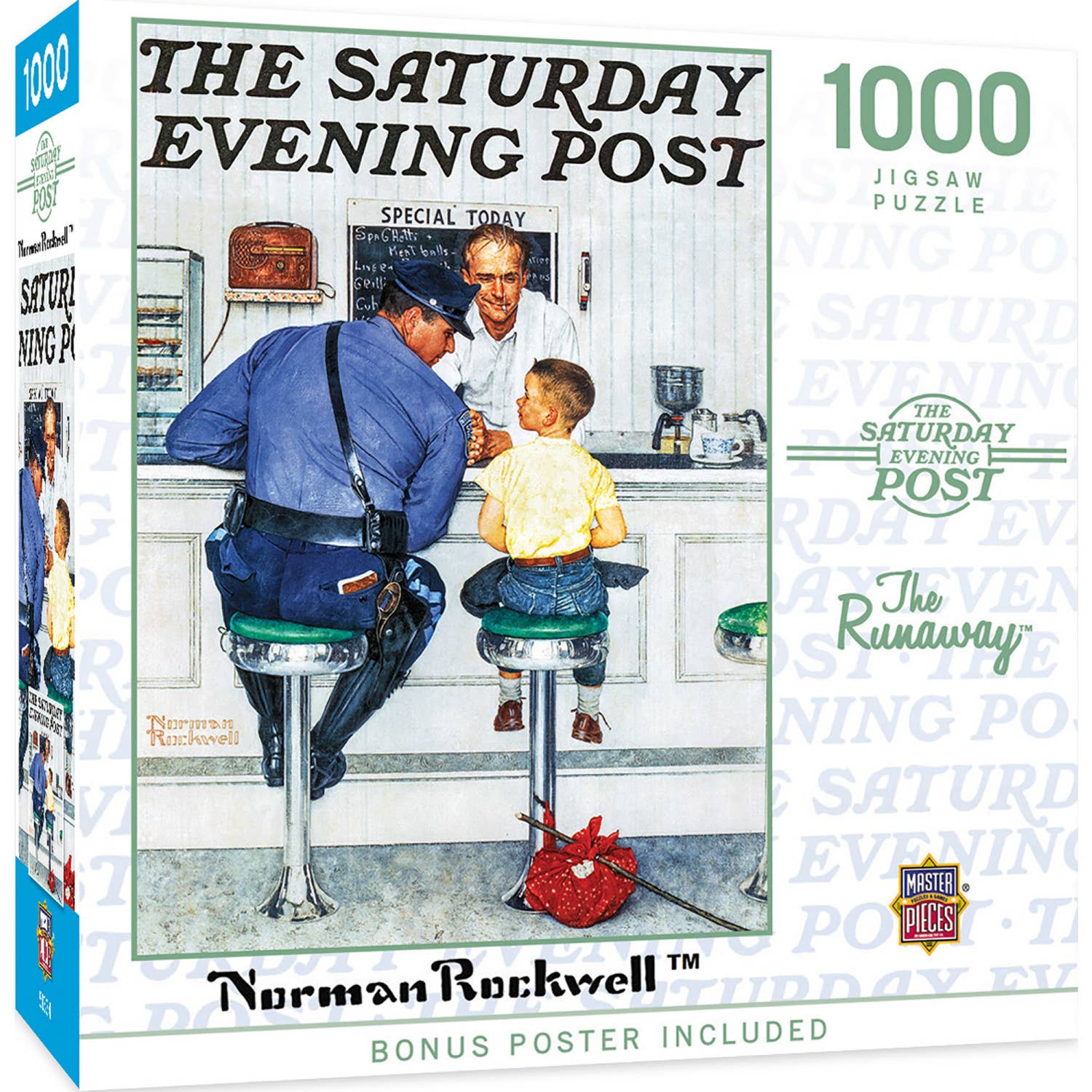 Saturday Evening Post - The Runaway 1000 Piece Puzzle by