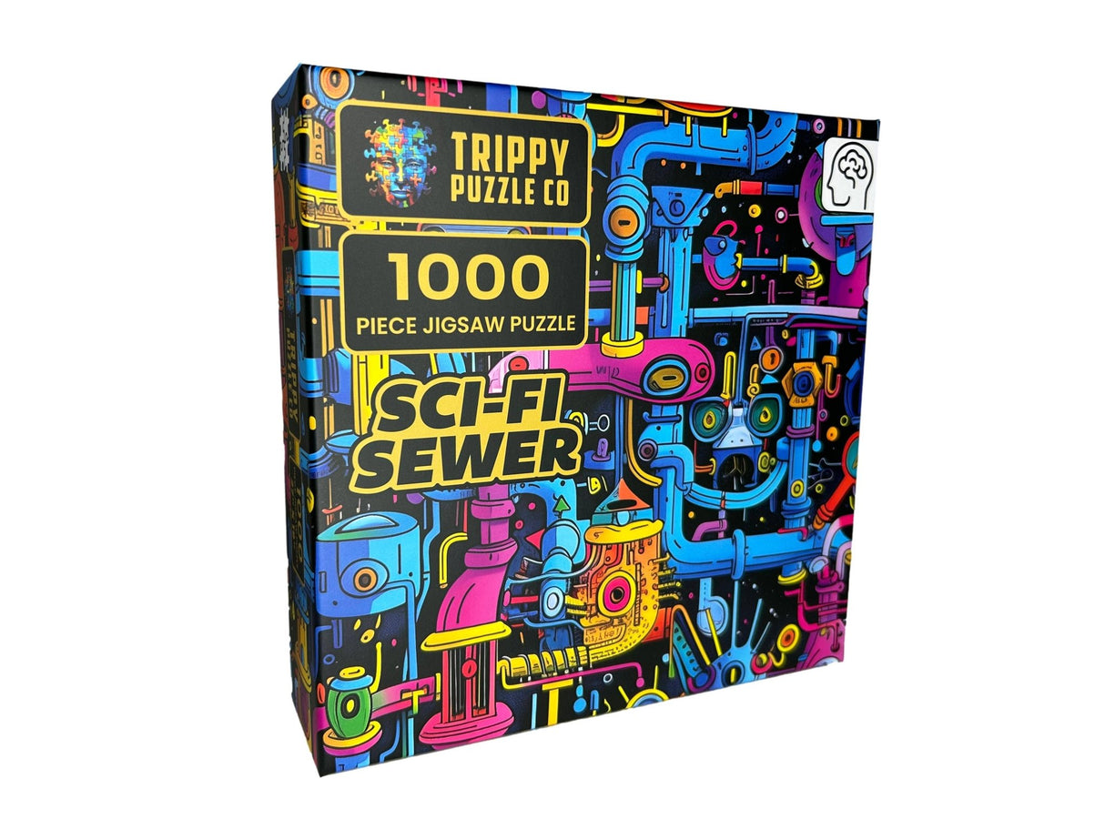 Sci - Fi Sewer 1000 Piece Jigsaw Puzzle | Trippy Puzzle Co - Jigsaw Puzzles - The Puzzle Center