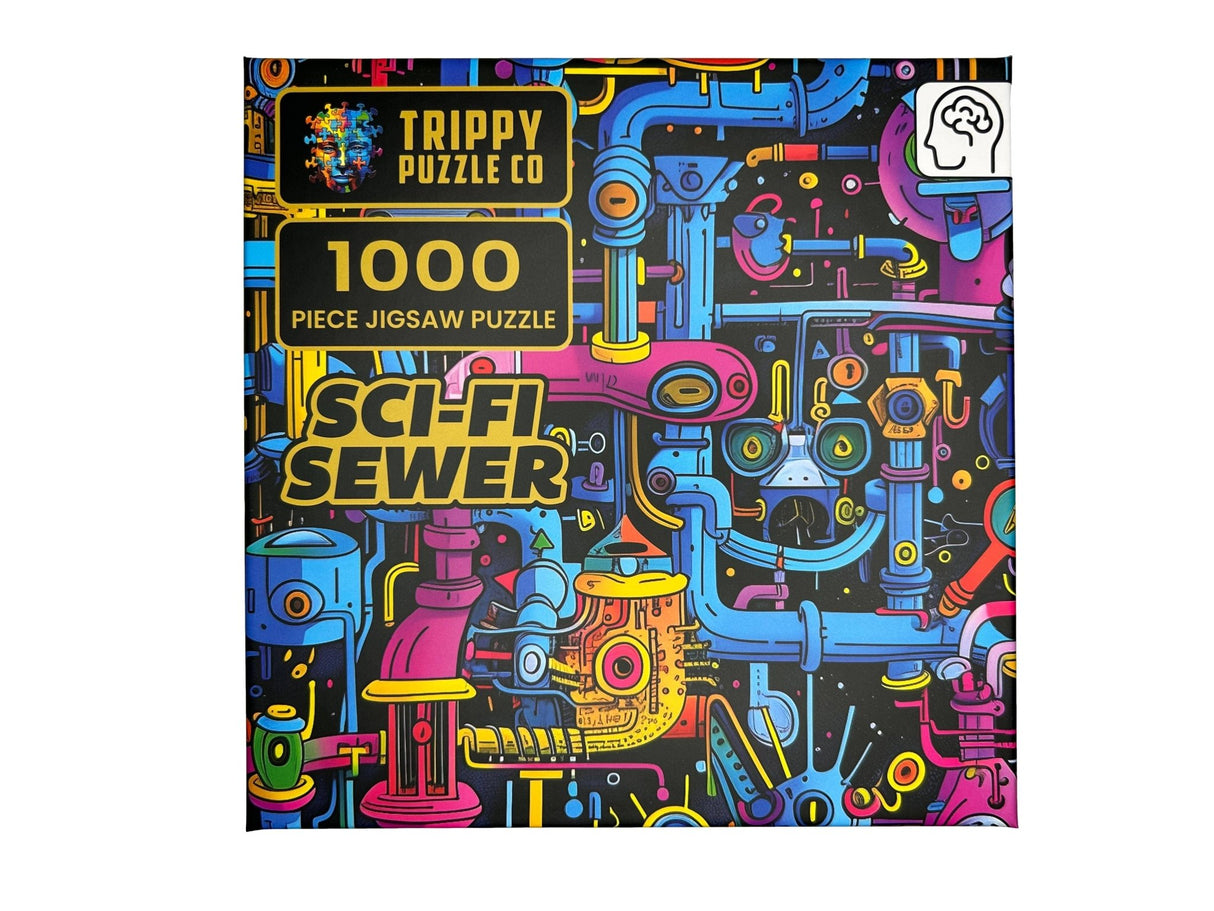 Sci - Fi Sewer 1000 Piece Jigsaw Puzzle | Trippy Puzzle Co - Jigsaw Puzzles - The Puzzle Center