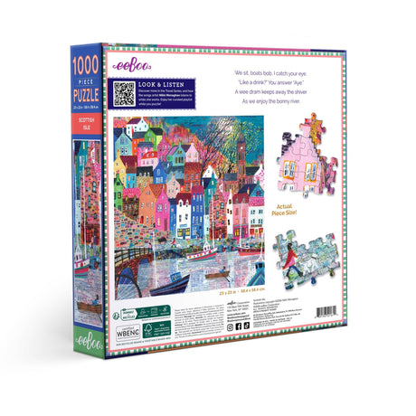 Scottish Isle 1000 Piece Jigsaw Puzzle | eeBoo - Jigsaw Puzzles - The Puzzle Center